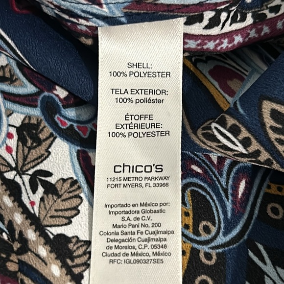 Paisley Nouveau Smocked Mock-Neck Top - Picture 6 of 9